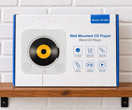 808 wall mounted player - mounted, cd