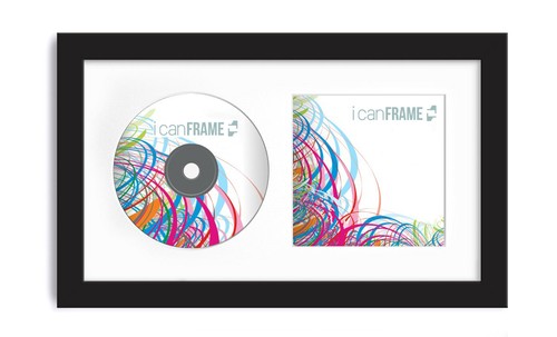 Picture photo black frame - black,