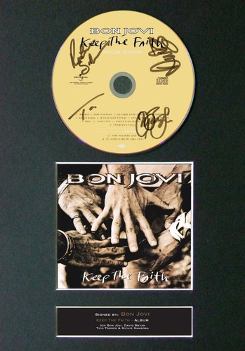Bon jovi disc signed - bon,